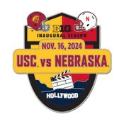 USC vs Nebraska 2024 Big 10 Gameday Collector Pin